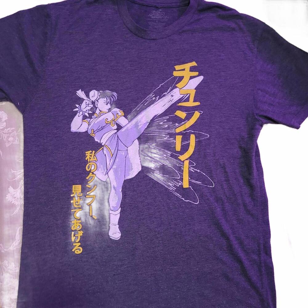 Street Fighter Chun Li Tshirt. Size Large.